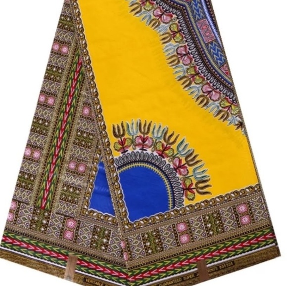 Royal Red African Print Dress - Coming Soon!! - Picture 5 of 8